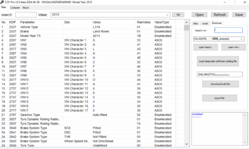 CCF-PRO CCF Editor for Jaguar Land Rover 2006-2024