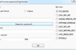 JLR Seed Key Code Access Password Generator
