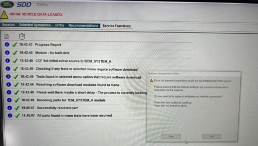 SDD Topix error